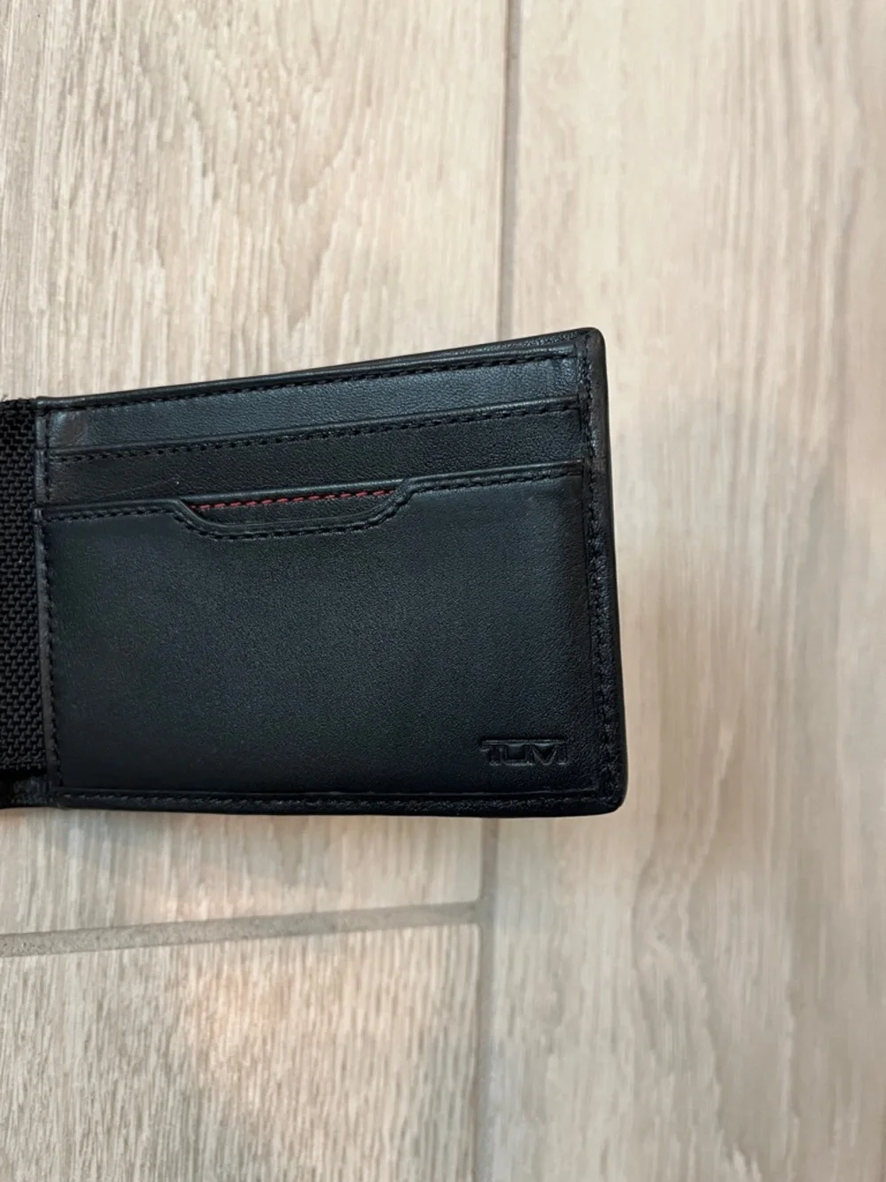 Tumi Black Leather Card Holder